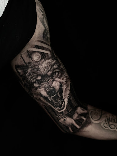 Explore juggalette tattoo ideas, creative tattoo ideas in Norcross, available at Brotherhood Tattoo