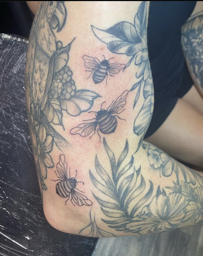 Explore baby footprint tattoo ideas, creative tattoo ideas in Goose Creek, available at Red Kirin Tattoo