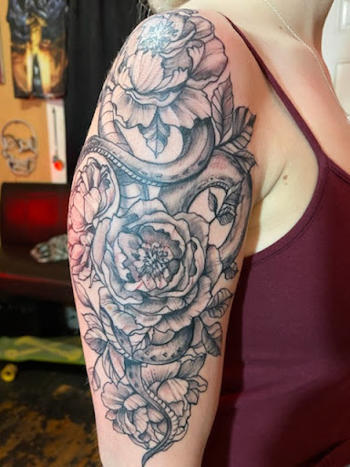 Find good leg tattoo ideas for your next unique tattoo in Roanoke at RailYard INK