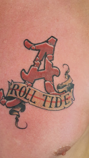 Explore elbow tattoo ideas men, creative tattoo ideas in Foley, available at Next Level Tattoo