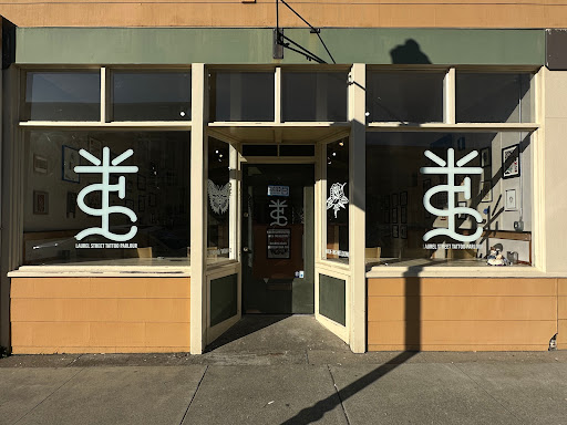 Explore women's sternum tattoo ideas, creative tattoo ideas in Fort Bragg, available at Laurel Street Tattoo Parlour