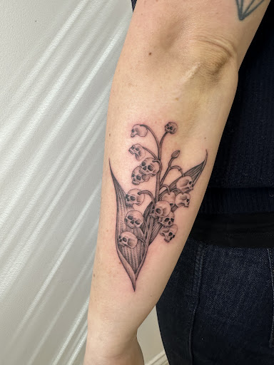 Explore cancer tattoo ideas for females, creative tattoo ideas in Westport, available at Rebel & Rose Tattoo