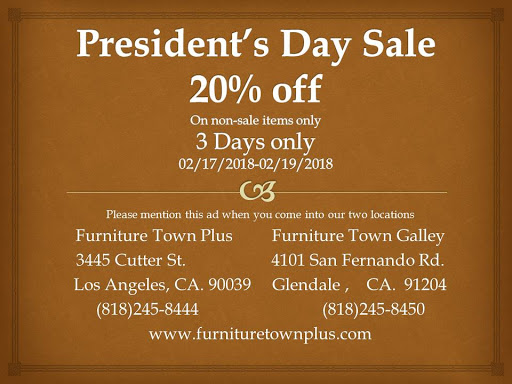 Furniture Store «Furniture Town Plus», reviews and photos, 4550 Cutter St, Los Angeles, CA 90039, USA