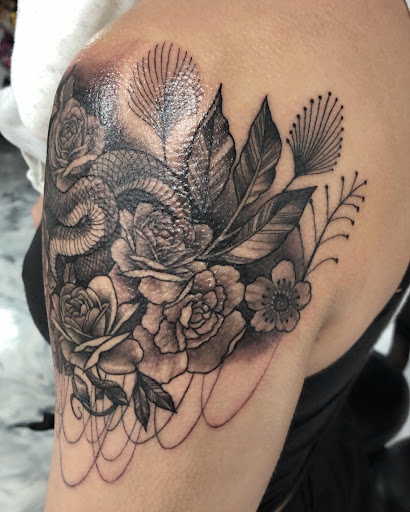 Explore sticker tattoo ideas, creative tattoo ideas in San Diego, available at Inkfinite Artistry