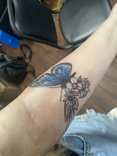 Explore skull and rose tattoo ideas, creative tattoo ideas in Augusta, available at Allegiance Ink Tattoo