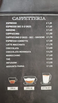 Menu / carte de CAFFÈ VERGNANO 1882 à Ventimiglia