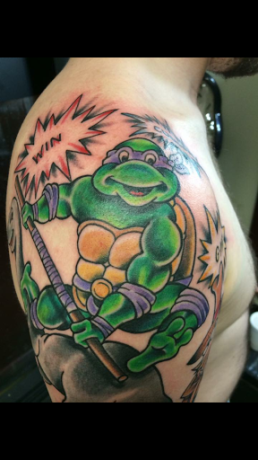 Explore bite mark tattoo ideas, creative tattoo ideas in Hot Springs National Park, available at Spa City Ink