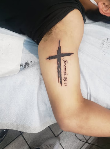 Explore jessica tattoo ideas, creative tattoo ideas in Houston, available at 333 Tattoo Studio HTX
