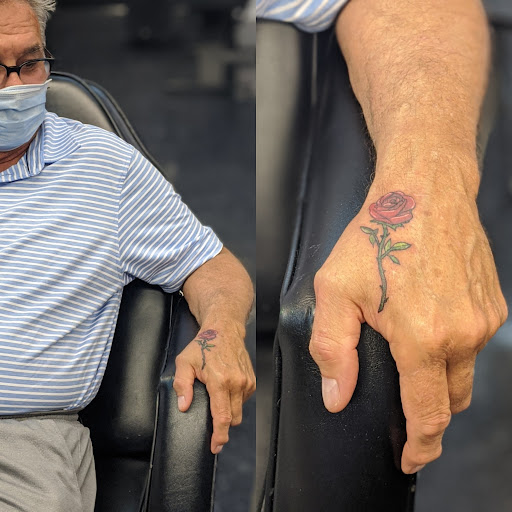 Explore tattoo sleeve filler ideas for a man, creative tattoo ideas in Lincoln, available at Edison Tattoo and Body Piercing
