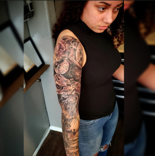 Explore maria tattoo ideas, creative tattoo ideas in Murrieta, available at CON INK TATTOOS LLC