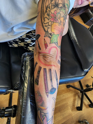 Explore knee tattoo ideas male, creative tattoo ideas in Port Angeles, available at Slung Down Body Art