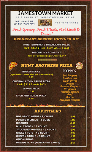 Grocery Store «Jamestown IGA», reviews and photos, 33 W Brush St, Jamestown, IN 46147, USA