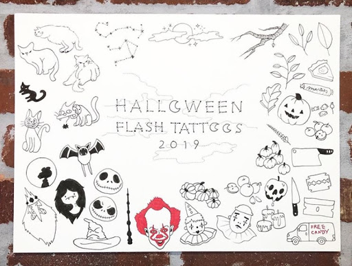 Explore drumming tattoo ideas, creative tattoo ideas in Arlington, available at Lady Octopus Tattoos