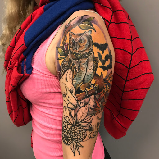 Explore tattoo ideas tribal arm, creative tattoo ideas in Edgewood, available at Evolved Body Arts