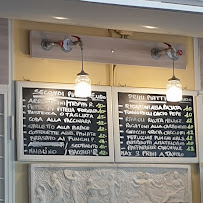 Menu / carte de Trattoria C'era 'Na Vorta Roma à Rome