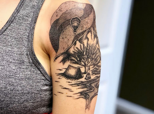Explore a day to remember tattoo ideas, creative tattoo ideas in Batavia, available at The Pretty Pin-Up Tattoo Parlor