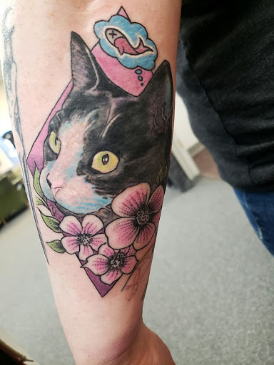 Explore tattoo sleeves ideas, creative tattoo ideas in Flint, available at Black Eye Social Club Tattoo