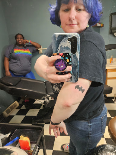 Explore cover up tattoo ideas leg, creative tattoo ideas in Sandusky, available at Lake Erie Tattoo Emporium