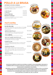 Menu / carte de 3ra zona à Pesaro