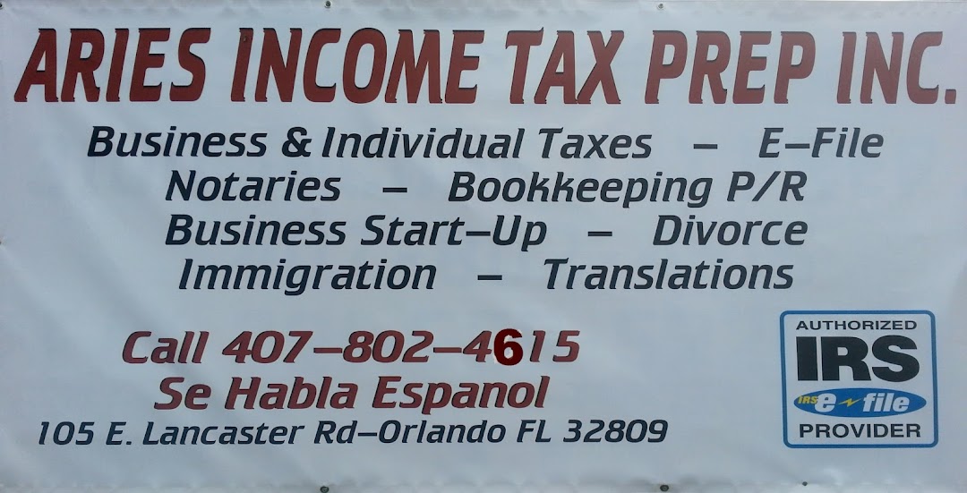 ARIES Income Tax Preparation, Inc.