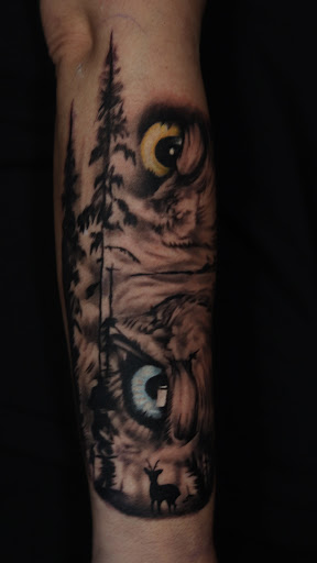 Explore tattoo ideas palm trees, creative tattoo ideas in Nashville, available at RedBird Tattoo