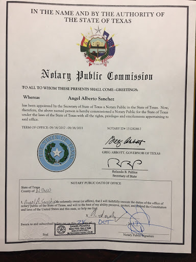 Angel Sanchez Mobile Notary