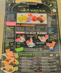 Menu du Eiscafé Ferreira à Borgholzhausen