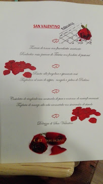Menu / carte de Ostaria con cucina Mulin di Braida à Saciletto