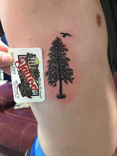 Explore bison tattoo ideas, creative tattoo ideas in Augusta, available at Mr. Tattoo