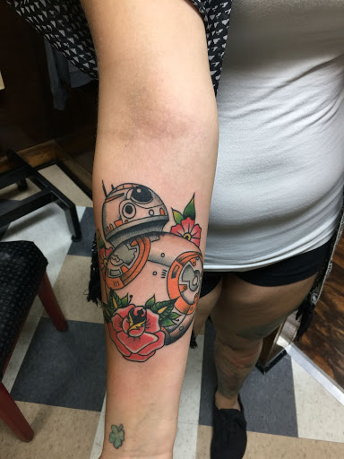 Explore gamer tattoo ideas, creative tattoo ideas in Cleveland, available at American Tattoo Studios