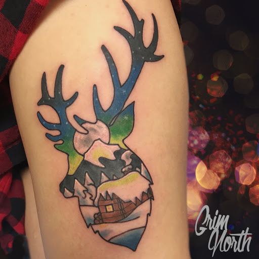 Explore daughter birth tattoo ideas, creative tattoo ideas in Portsmouth, available at Grim North Tattoo and Piercing