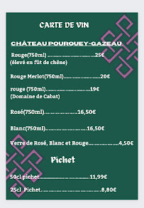 Carte du Restaurant Couleur Tibet à Bordeaux
