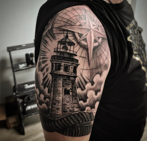 Explore witch tattoo ideas, creative tattoo ideas in Kenosha, available at Kenosha Tattoo Company