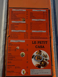 Restaurant Le Petit Casa à Strasbourg menu