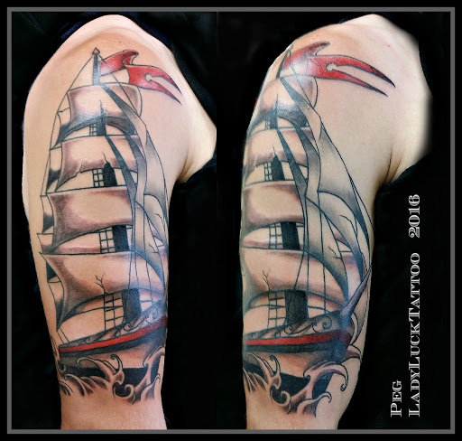 Tattoo Shop «Lady Luck Tattoo», reviews and photos, 211 S Main St, Canandaigua, NY 14424, USA