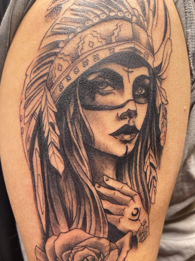 Explore rip tattoo ideas for grandma, creative tattoo ideas in Goose Creek, available at Red Kirin Tattoo