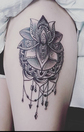 Explore enlightenment tattoo ideas, creative tattoo ideas in Mobile, available at Boujie Tattoo & Body Piercing