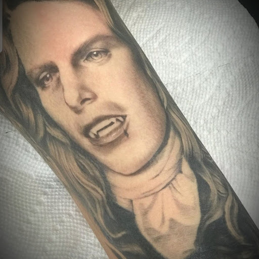 Explore finger lettering tattoo ideas, creative tattoo ideas in Ambler, available at Tattoo GalaxyAmbler Piercing & Custom Tattoos