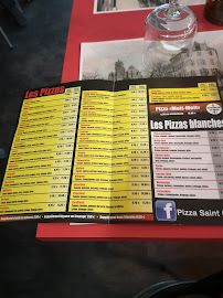Menu du Pizza Saint Cyrice à Rodez