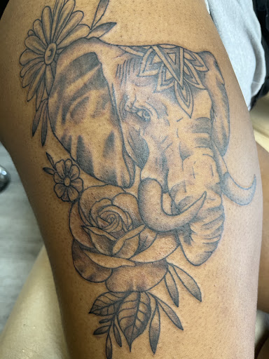 Explore leg tattoos men ideas, creative tattoo ideas in Macon, available at Old Cat Tattoo & Piercing