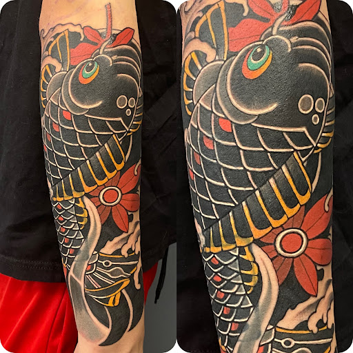 Explore men's fine line tattoo ideas, creative tattoo ideas in Brooklyn, available at Empire Ink Tattoo Studio