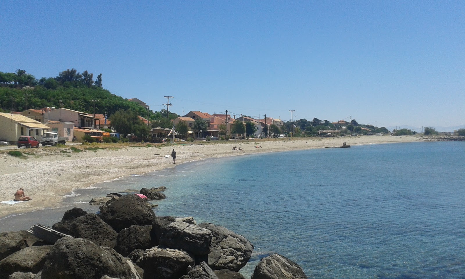 Foto von Ammos Beach - beliebter Ort unter Entspannungskennern