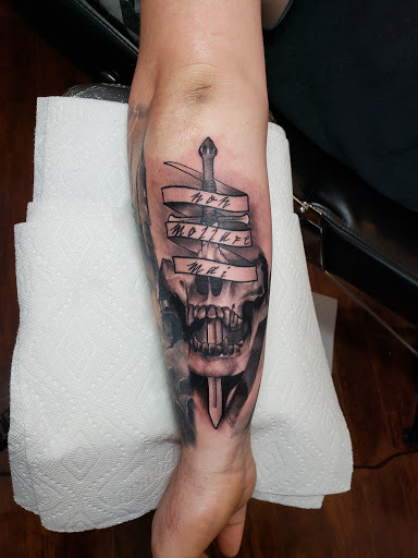 Explore quote tattoo ideas for men, creative tattoo ideas in Birdsboro, available at Crescent Rose Tattoo Company