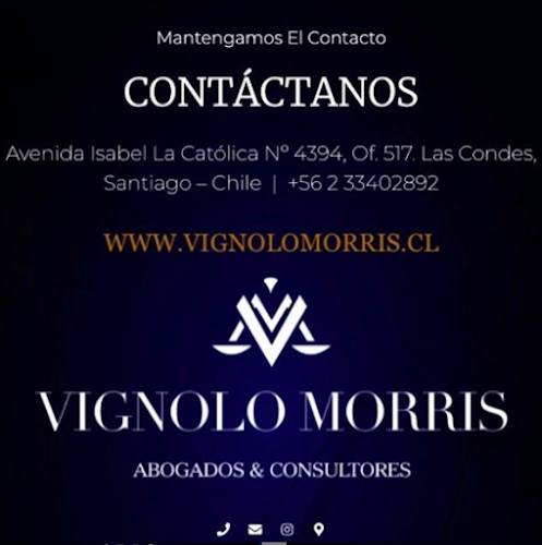 Opiniones de VIGNOLO MORRIS Abogados & Consultores Cía. Ltda. en Las Condes - Abogado