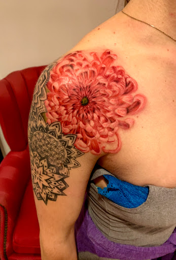 Explore black cat tattoo ideas, creative tattoo ideas in Berwick, available at Truth Custom Tattoo, Design & Gallery