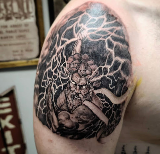 Explore mardi gras tattoo ideas, creative tattoo ideas in Kenosha, available at Kenosha Tattoo Company