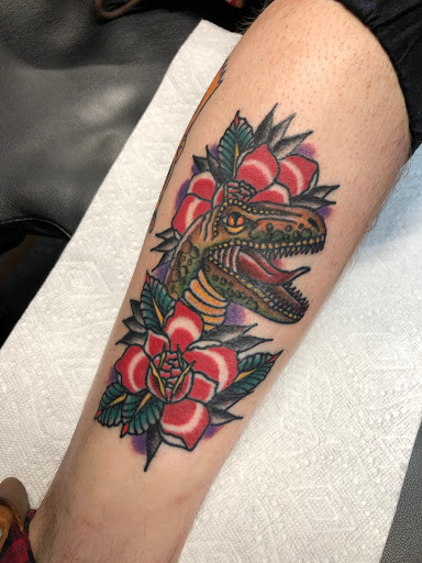 Explore infinity heart tattoo ideas, creative tattoo ideas in Goose Creek, available at Red Kirin Tattoo