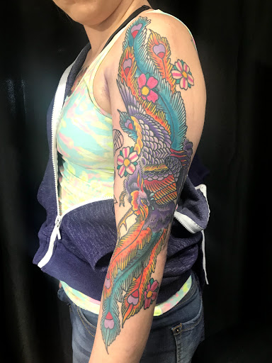 Explore seabee tattoo ideas, creative tattoo ideas in Sioux Falls, available at Permanent Addictions