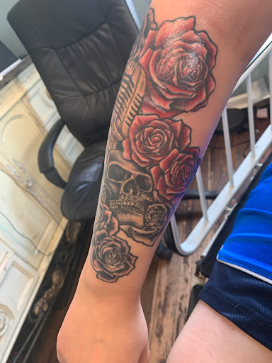 Explore heath ledger joker tattoo ideas, creative tattoo ideas in Monroe, available at Timeless tattoo