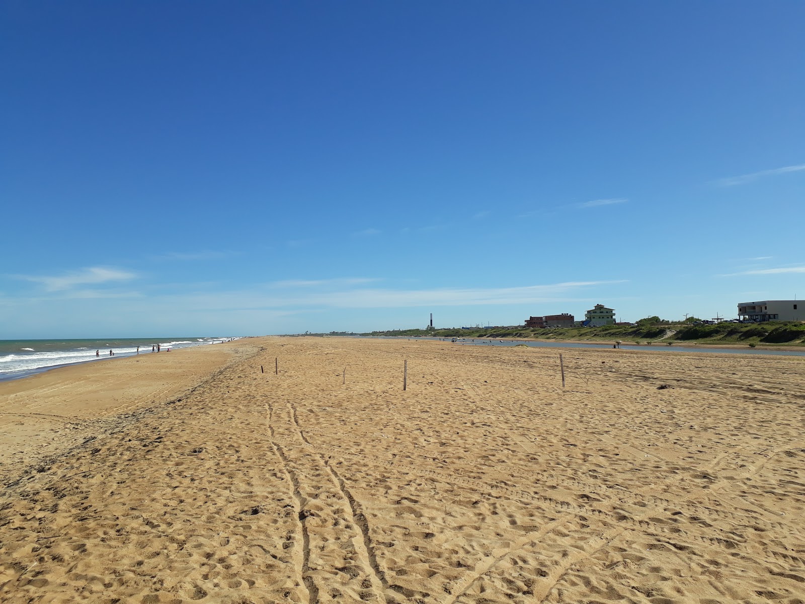 Foto de Praia de Urussuquara com areia brilhante superfície